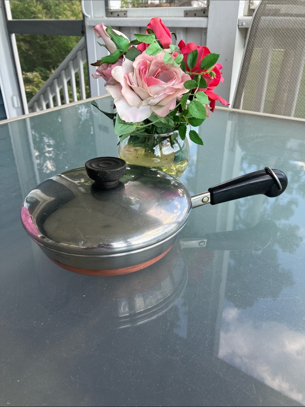 Revere Ware 7” Skillet With Lid & Copper Clad Bottom